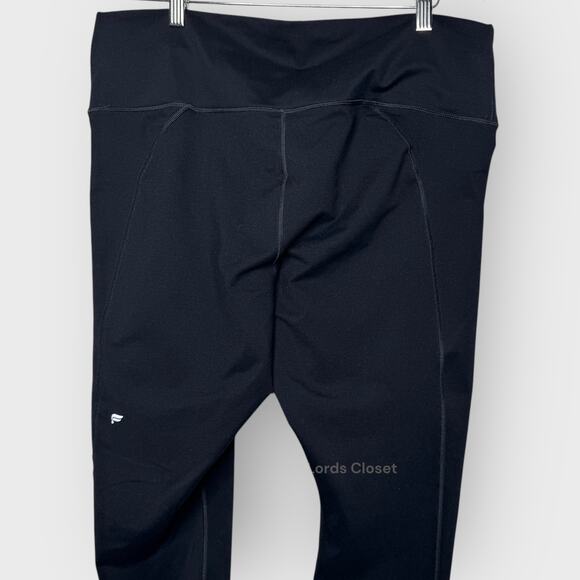 Fabletics Define PowerHold 7/8 Leggings 2X 36 Short Black High Waisted - Picture 5 of 6